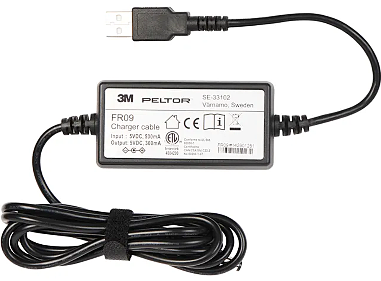 3M ™ PELTOR ™ USB charging cable, FR09