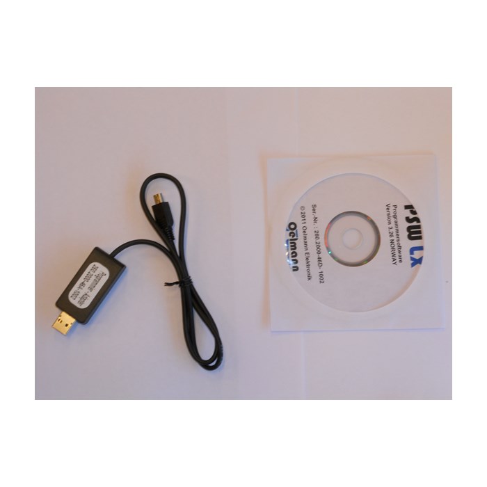 USB Programmeringskabel m/software