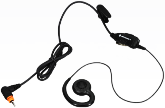 Swivel Earpiece With In-Line Microphone and PTT
