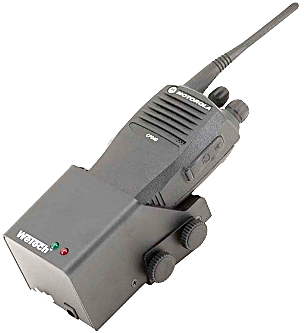 Vehicle Charger for the Motorola DP1400, 12-24 VDC.